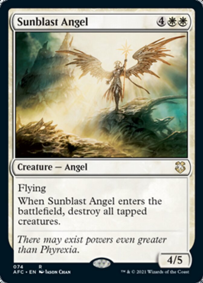 Sunblast Angel [Dungeons & Dragons: Adventures in the Forgotten Realms Commander] | Magic Magpie