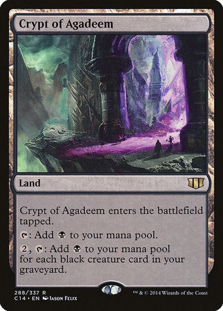 Crypt of Agadeem [Commander 2014] | Magic Magpie