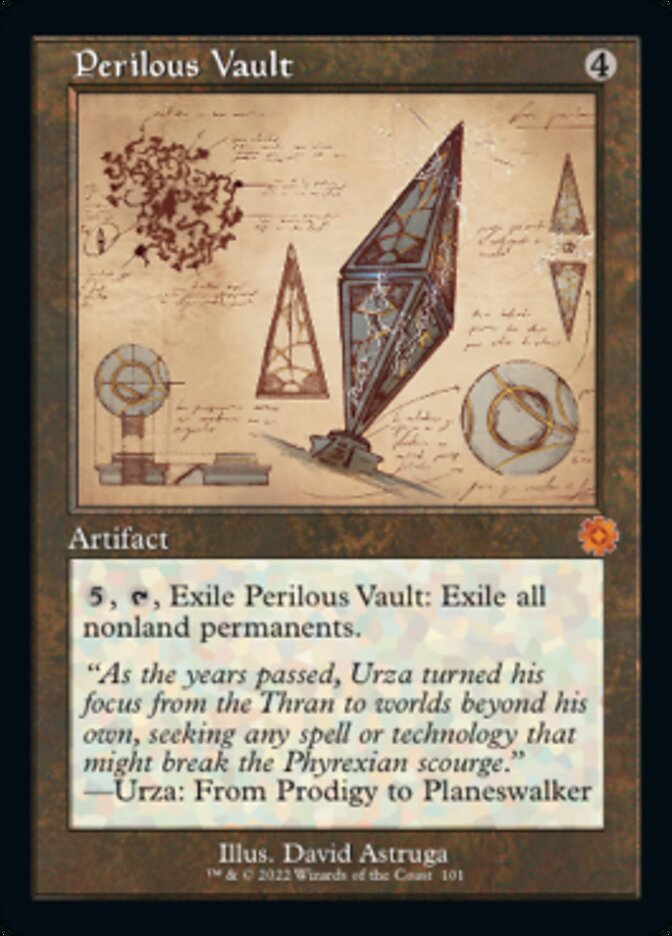 Perilous Vault (Retro Schematic) [The Brothers' War Retro Artifacts] | Magic Magpie