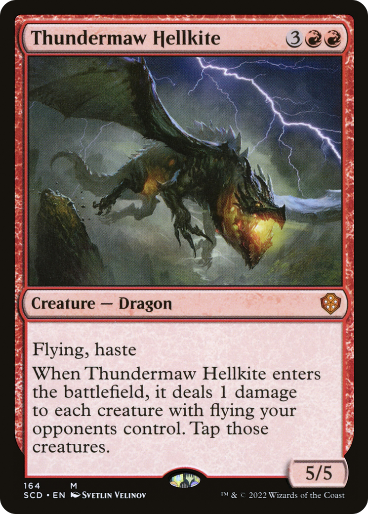 Thundermaw Hellkite [Starter Commander Decks] | Magic Magpie