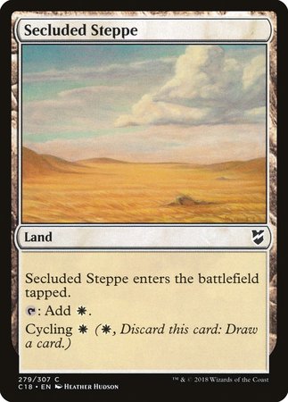 Secluded Steppe [Commander 2018] | Magic Magpie