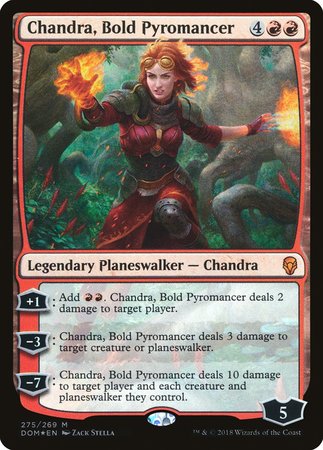 Chandra, Bold Pyromancer [Dominaria] | Magic Magpie