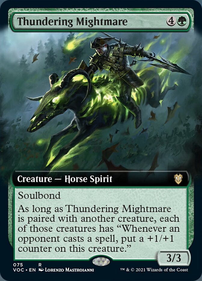 Thundering Mightmare (Extended) [Innistrad: Crimson Vow Commander] | Magic Magpie