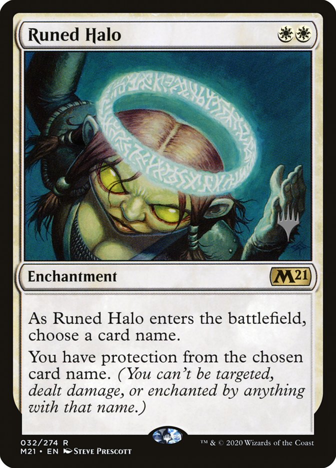 Runed Halo (Promo Pack) [Core Set 2021 Promos] | Magic Magpie