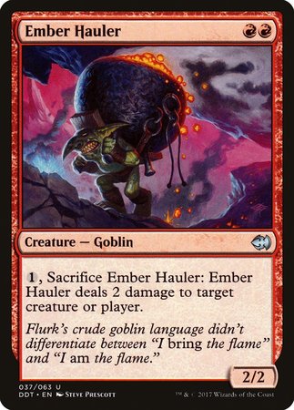 Ember Hauler [Duel Decks: Merfolk vs. Goblins] | Magic Magpie