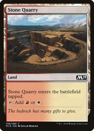 Stone Quarry [Core Set 2019] | Magic Magpie