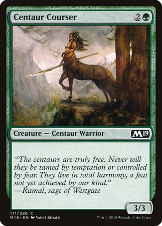 Centaur Courser [Core Set 2019] | Magic Magpie