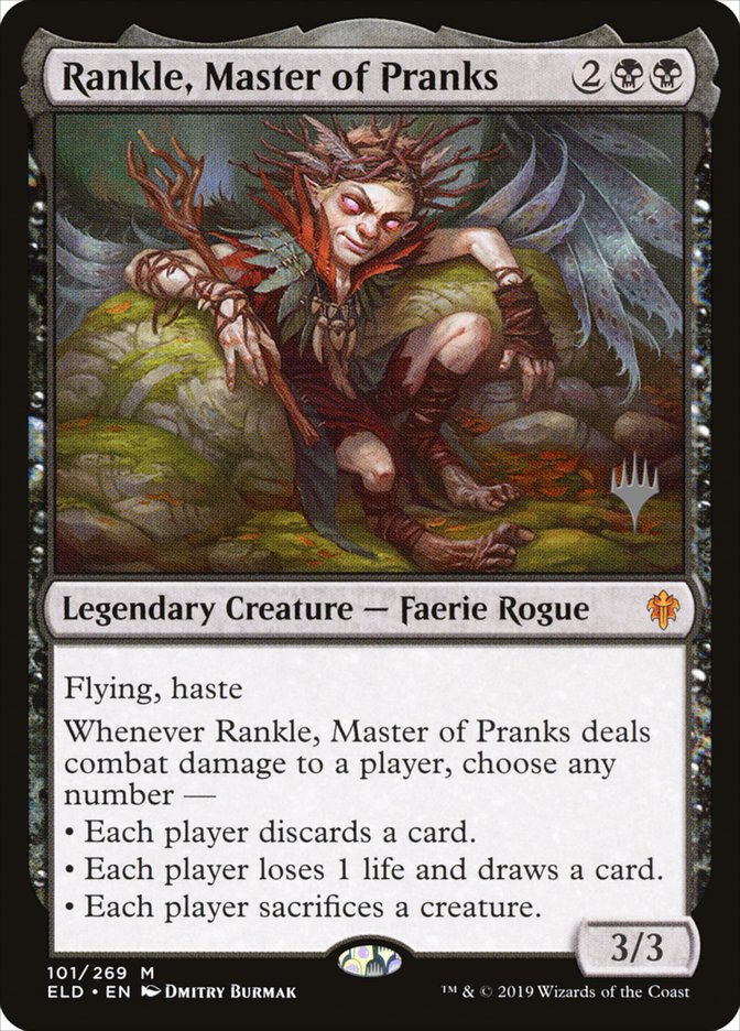 Rankle, Master of Pranks (Promo Pack) [Throne of Eldraine Promos] | Magic Magpie