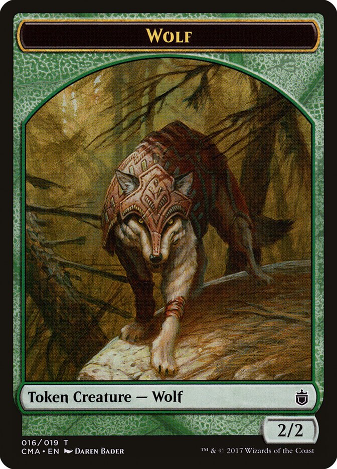 Wolf (016/019) [Commander Anthology Tokens] | Magic Magpie