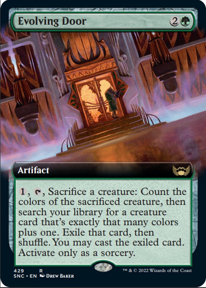 Evolving Door (Extended Art) [Streets of New Capenna] | Magic Magpie