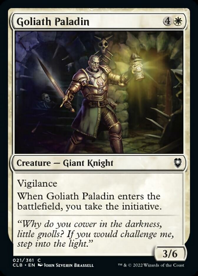 Goliath Paladin [Commander Legends: Battle for Baldur's Gate] | Magic Magpie