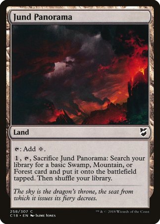 Jund Panorama [Commander 2018] | Magic Magpie