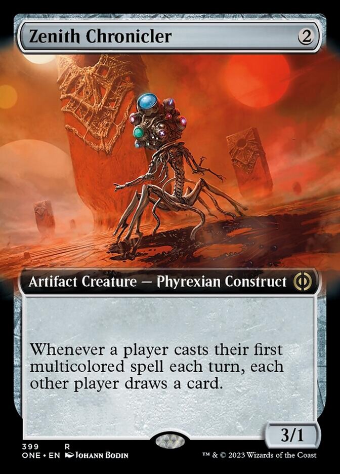 Zenith Chronicler (Extended Art) [Phyrexia: All Will Be One] | Magic Magpie