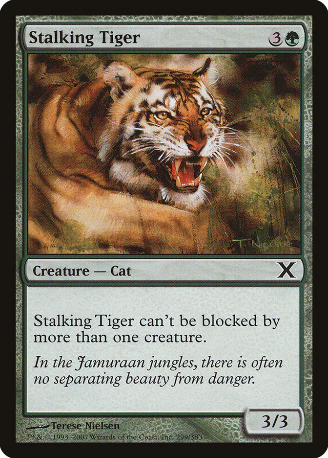 Stalking Tiger [Tenth Edition] | Magic Magpie