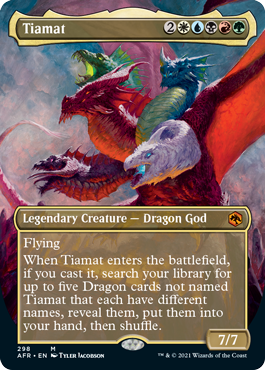 Tiamat (Extended) (Alternative art) [Dungeons & Dragons: Adventures in the Forgotten Realms] | Magic Magpie