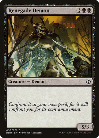 Renegade Demon [Duel Decks: Nissa vs. Ob Nixilis] | Magic Magpie