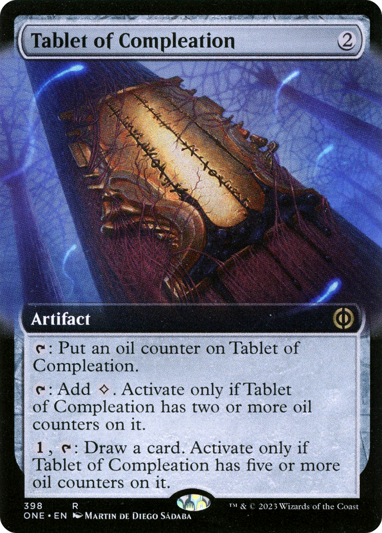 Tablet of Compleation (Extended Art) [Phyrexia: All Will Be One] | Magic Magpie