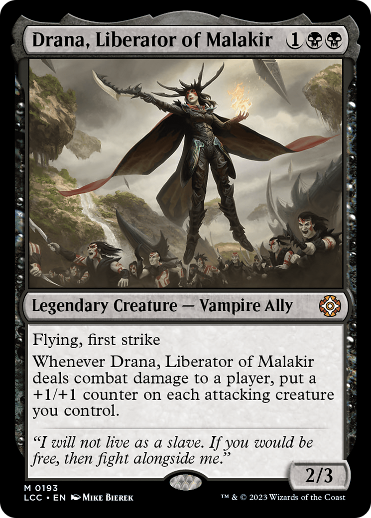 Drana, Liberator of Malakir [The Lost Caverns of Ixalan Commander] | Magic Magpie