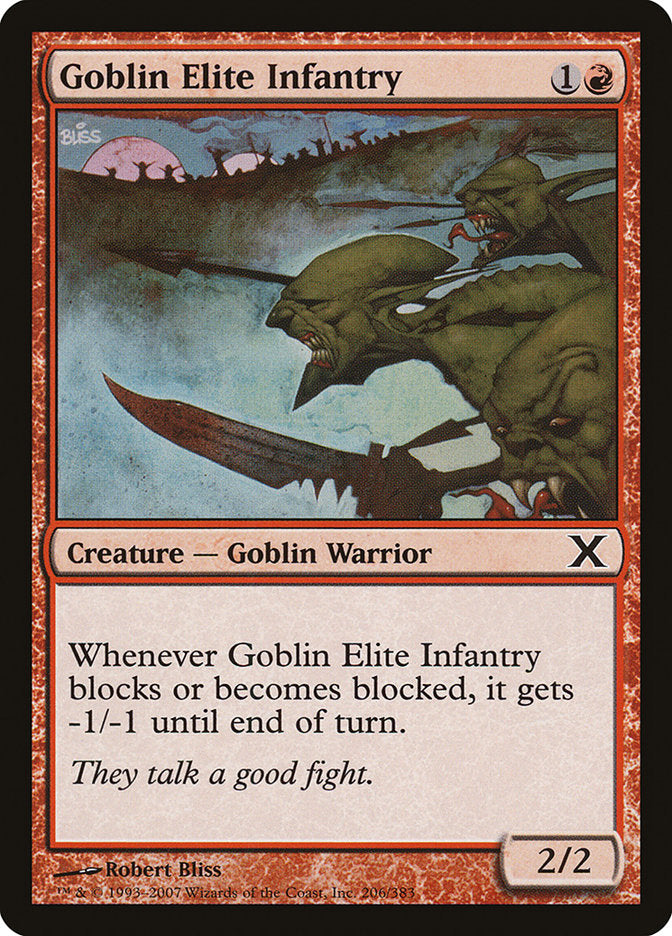 Goblin Elite Infantry [Tenth Edition] | Magic Magpie