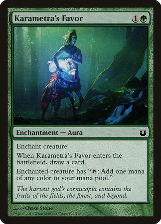 Karametra's Favor [Born of the Gods] | Magic Magpie