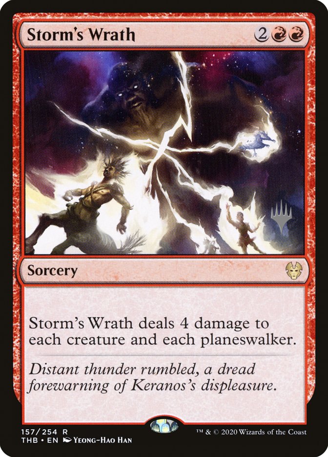 Storm's Wrath  (Promo Pack) [Theros Beyond Death Promos] | Magic Magpie