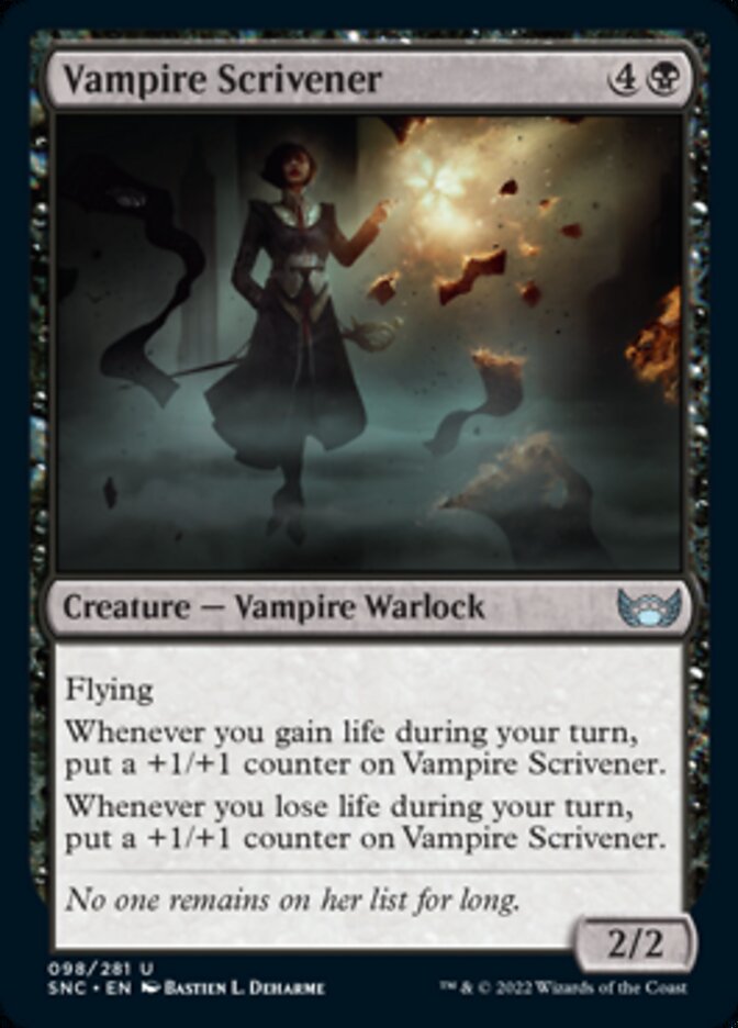 Vampire Scrivener [Streets of New Capenna] | Magic Magpie