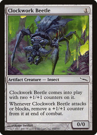 Clockwork Beetle [Mirrodin] | Magic Magpie