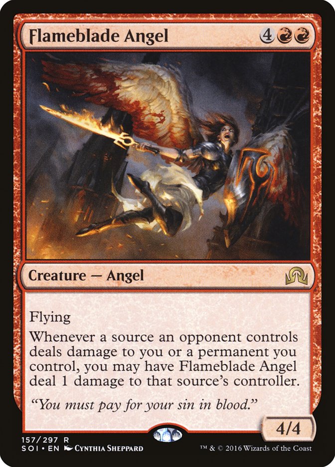 Flameblade Angel [Shadows over Innistrad] | Magic Magpie