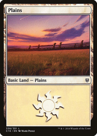 Plains (338) [Commander 2016] | Magic Magpie