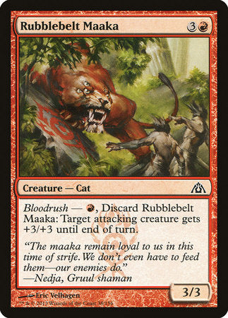 Rubblebelt Maaka [Dragon's Maze] | Magic Magpie