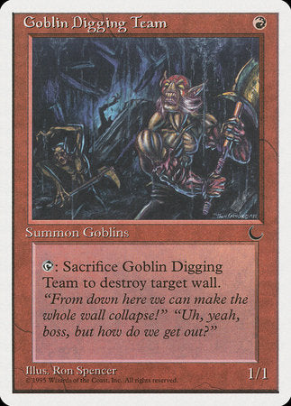 Goblin Digging Team [Chronicles] | Magic Magpie