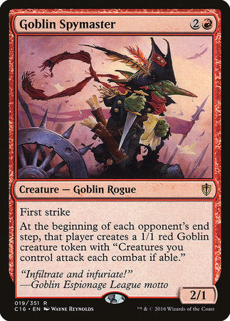 Goblin Spymaster [Commander 2016] | Magic Magpie