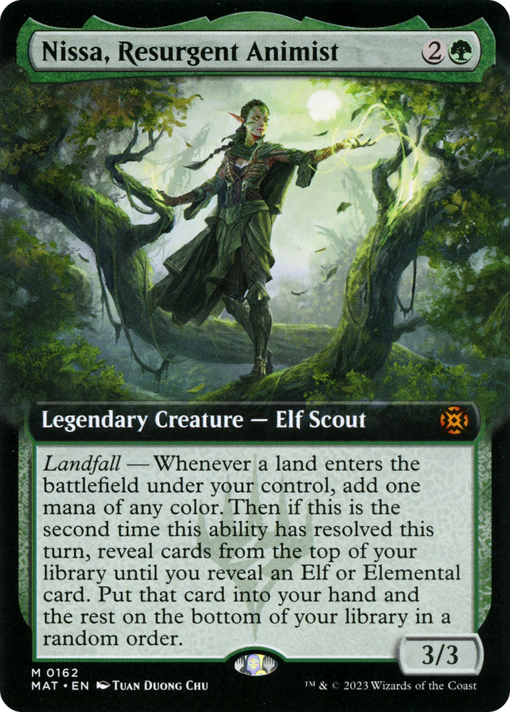 Nissa, Resurgent Animist (Extended Art) [March of the Machine: The Aftermath] | Magic Magpie