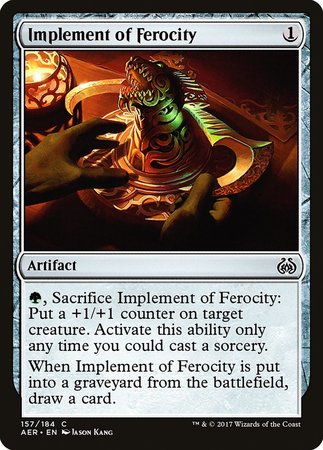 Implement of Ferocity [Aether Revolt] | Magic Magpie
