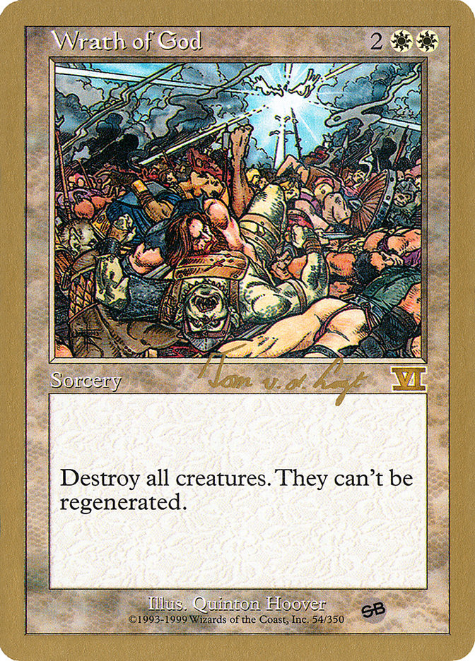 Wrath of God (Tom van de Logt) (SB) [World Championship Decks 2000] | Magic Magpie