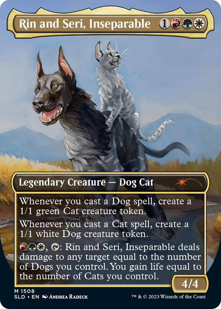 Rin and Seri, Inseparable (1508) // Rin and Seri, Inseparable [Secret Lair Commander Deck: Raining Cats and Dogs] | Magic Magpie