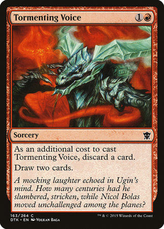 Tormenting Voice [Dragons of Tarkir] | Magic Magpie