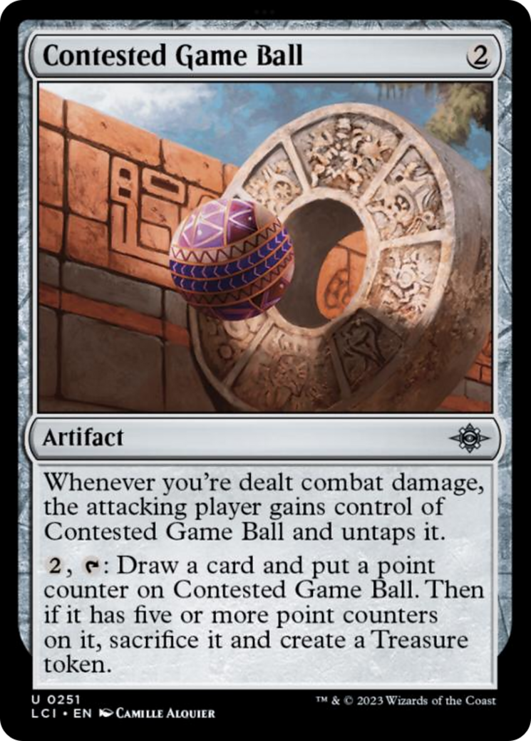 Contested Game Ball [The Lost Caverns of Ixalan] | Magic Magpie