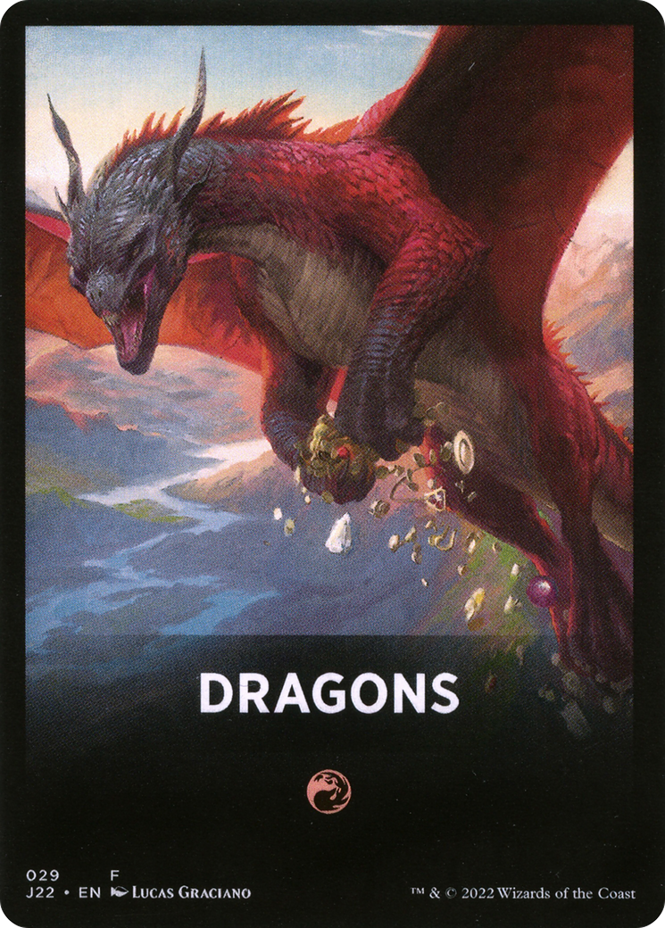 Dragons Theme Card [Jumpstart 2022 Front Cards] | Magic Magpie