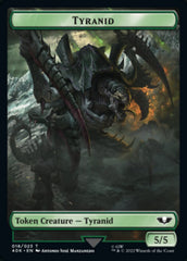 Tyranid (017) // Tyranid (018) Double-sided Token (Surge Foil) [Universes Beyond: Warhammer 40,000 Tokens] | Magic Magpie