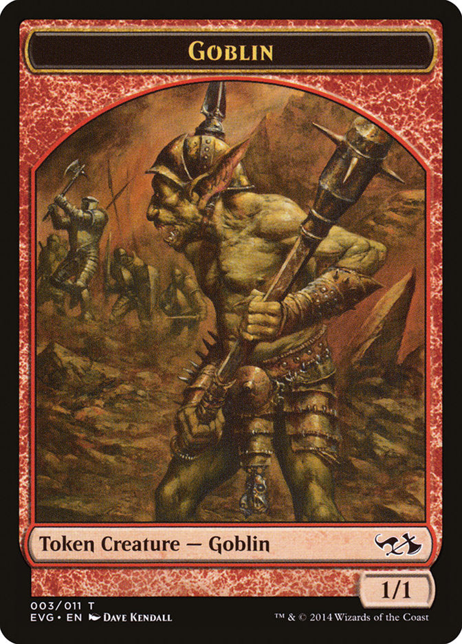 Goblin Token (Elves vs. Goblins) [Duel Decks Anthology Tokens] | Magic Magpie