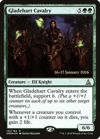 Gladehart Cavalry [Oath of the Gatewatch Promos] | Magic Magpie