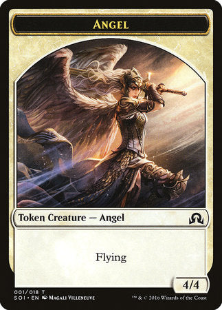 Angel Token [Shadows over Innistrad Tokens] | Magic Magpie