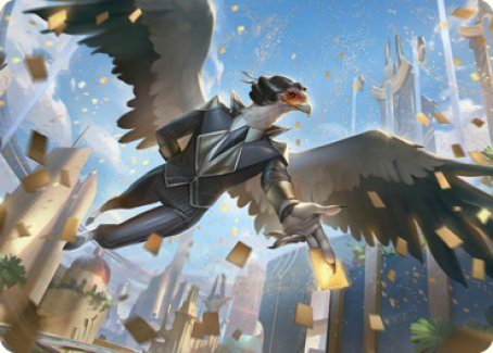 Skyboon Evangelist Art Card [Streets of New Capenna Art Series] | Magic Magpie