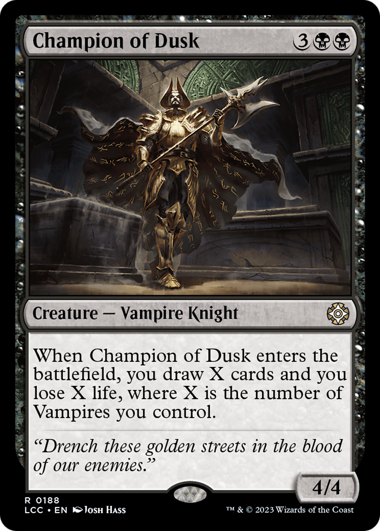 Champion of Dusk [The Lost Caverns of Ixalan Commander] | Magic Magpie