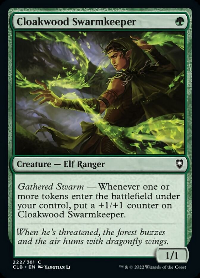 Cloakwood Swarmkeeper [Commander Legends: Battle for Baldur's Gate] | Magic Magpie