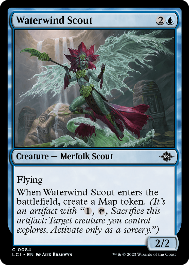 Waterwind Scout [The Lost Caverns of Ixalan] | Magic Magpie