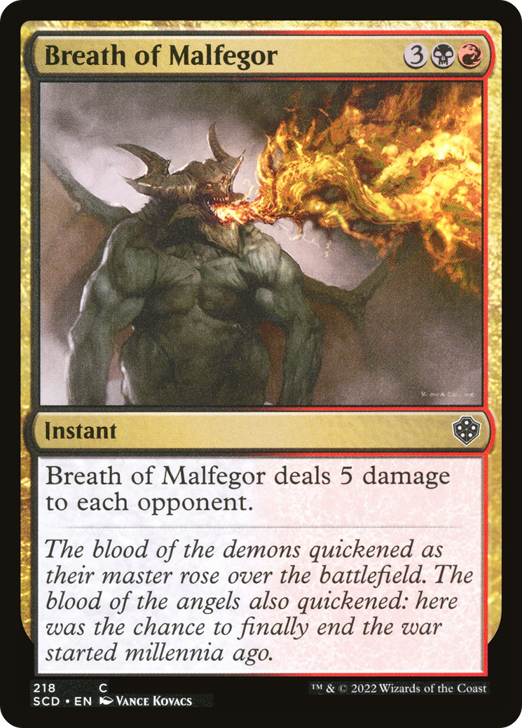 Breath of Malfegor [Starter Commander Decks] | Magic Magpie