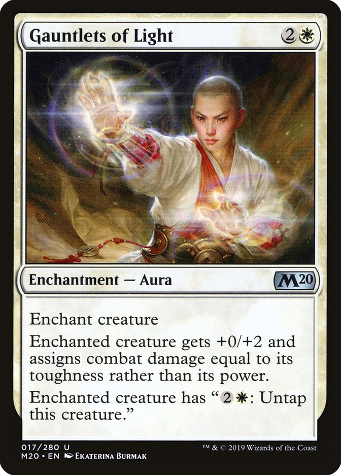 Gauntlets of Light [Core Set 2020] | Magic Magpie