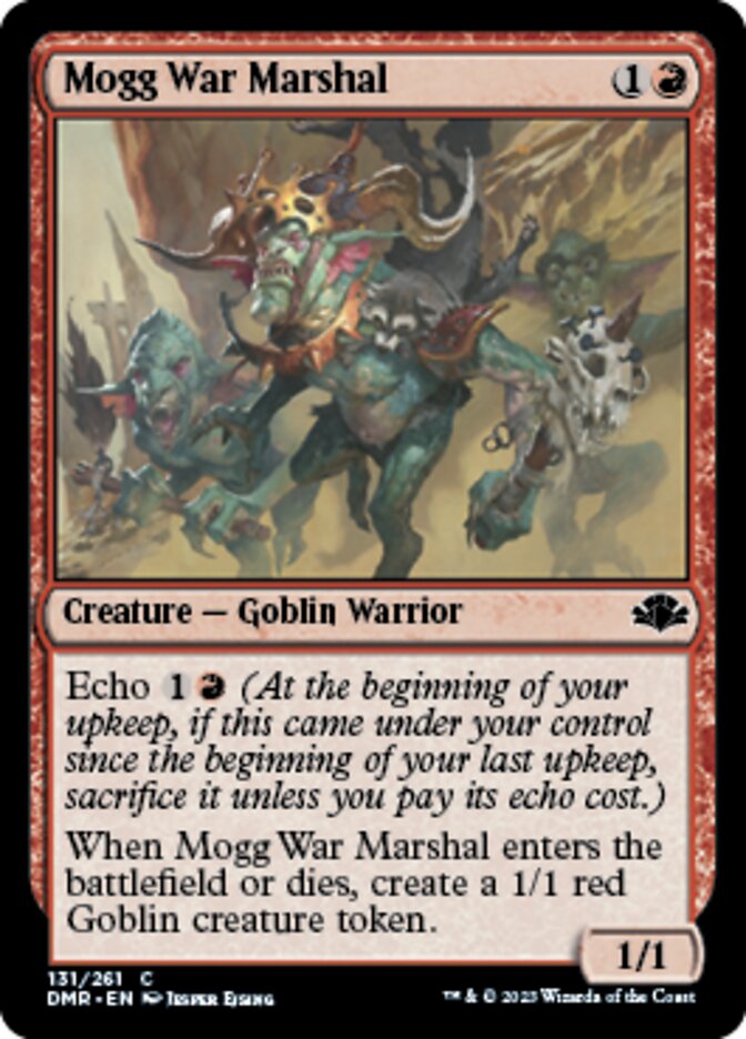 Mogg War Marshal [Dominaria Remastered] | Magic Magpie